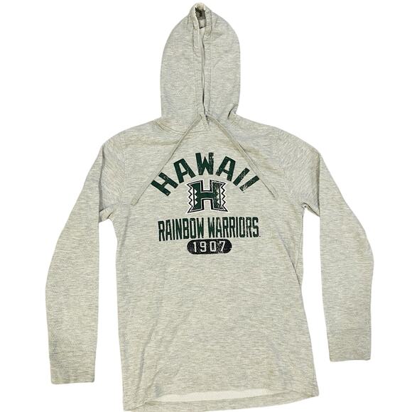 Champion Hawaii Rainbow Warriors Hoodie Men’s M Gray Pullover NCAA - Picture 1 of 6